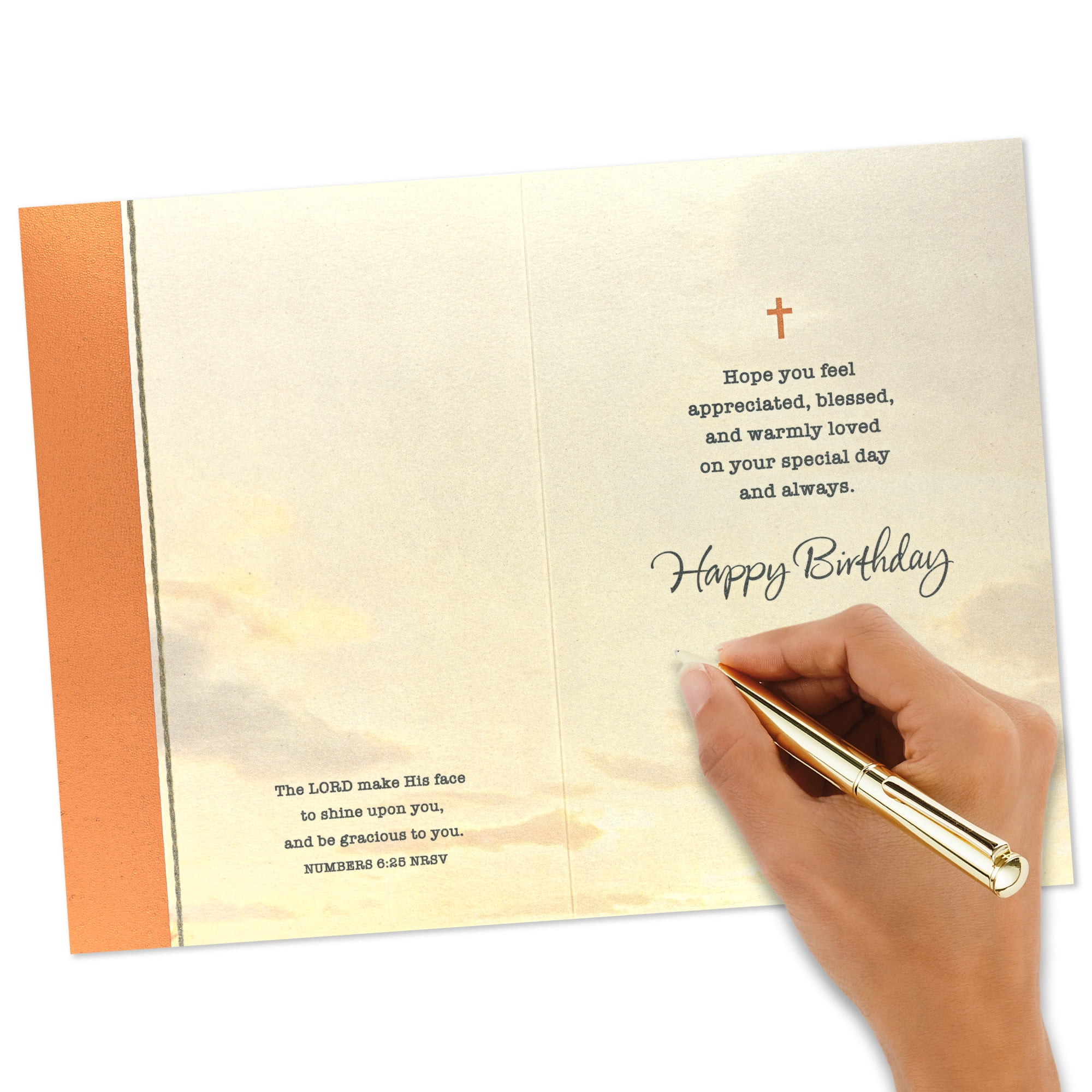 DaySpring Religious Birthday Card for Priest (God's Love Shines Through You)
