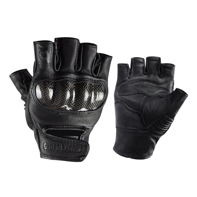 Guantes de Moto Transpirables para Hombre Sunnimix Guantes de moto de medio dedo