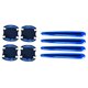 thumbnail image 2 of Calcomanías para manijas de puertas de automóviles, calcomanías protectoras para manijas de puertas con tiras reflectantes para vehículos Azul 8PCS Soledad Pegatinas de mango, 2 of 9