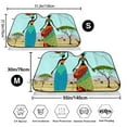 thumbnail image 3 of Daiia African Women Windshield Sun Shade for Car SUV Truck (Small ), Car Sun Shade Windshield, Car Shades for Front Windows, Sunshade for Car Windshield, 3 of 7