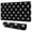 Black Cat Head, variant on Long Mouse Pads for Desk,Black Dancing Skeleton Pattern Desk Mats on Top Of Desks, Desk Mouse Pad Extra Large with 3mm Non-Slip Base and Stitched Edge for Gaming,Office,Work,Home 31.5"x11.8"