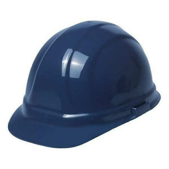Hard Hat, Omega II, Polyethylene, 6 Point Ratchet, Type 1, Class E, Dark Blue
