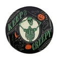 thumbnail image 3 of Certified International Scaredy Cat Multicolored Earthenware Canape Plate Round 6 in. Assorted (Set of 4), 3 of 4