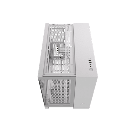 CORSAIR - 2500X Micro ATX Mid-Tower Dual Chamber SFF Case - White