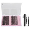 thumbnail image 2 of 240pcs DIY Lash Extension Kit 10‑16mm D Curl Lash Clusters Kit with Lash Bond and Lash Tweezers for Beginner Black, 2 of 5