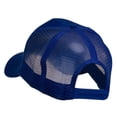 thumbnail image 3 of Truck Embroidered Mesh Back Twill Snapback Cap - Royal OSFM, 3 of 5