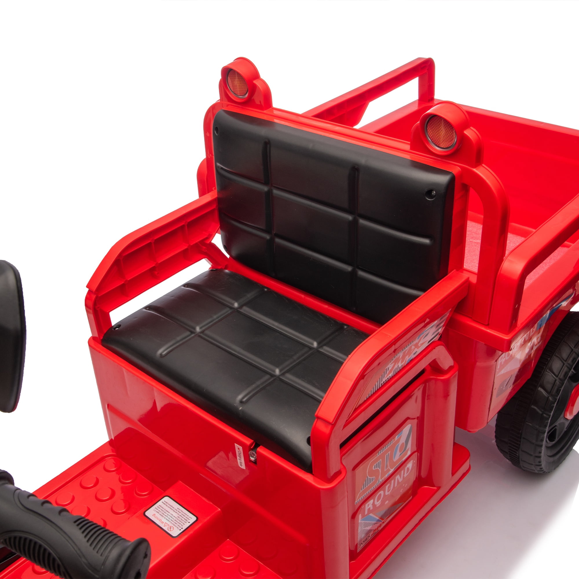 iRerts 12V Ride on Toys, Electric 3 Wheel Ride on Cargo Trucks with LED Lights, Music, Large Storage Space, Powered Ride on Cars Electric Trike for Kids Toddlers Ages 3-6, Red