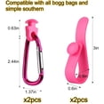 thumbnail image 4 of Key Holder for Bogg Bag, Accessories for Bogg Bags Original X Large, Insert Charm Carabiner Keychain for Beach Bag, 4 of 9