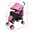 thumbnail image 5 of Carriola Plegable con Cubre-pies Aquila Rosa Hasta 15 Kg, 5 of 5
