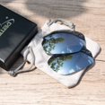 thumbnail image 2 of Walleva Titanium Polarized Replacement Lenses for Oakley Carbon Shift Sunglasses, 2 of 7