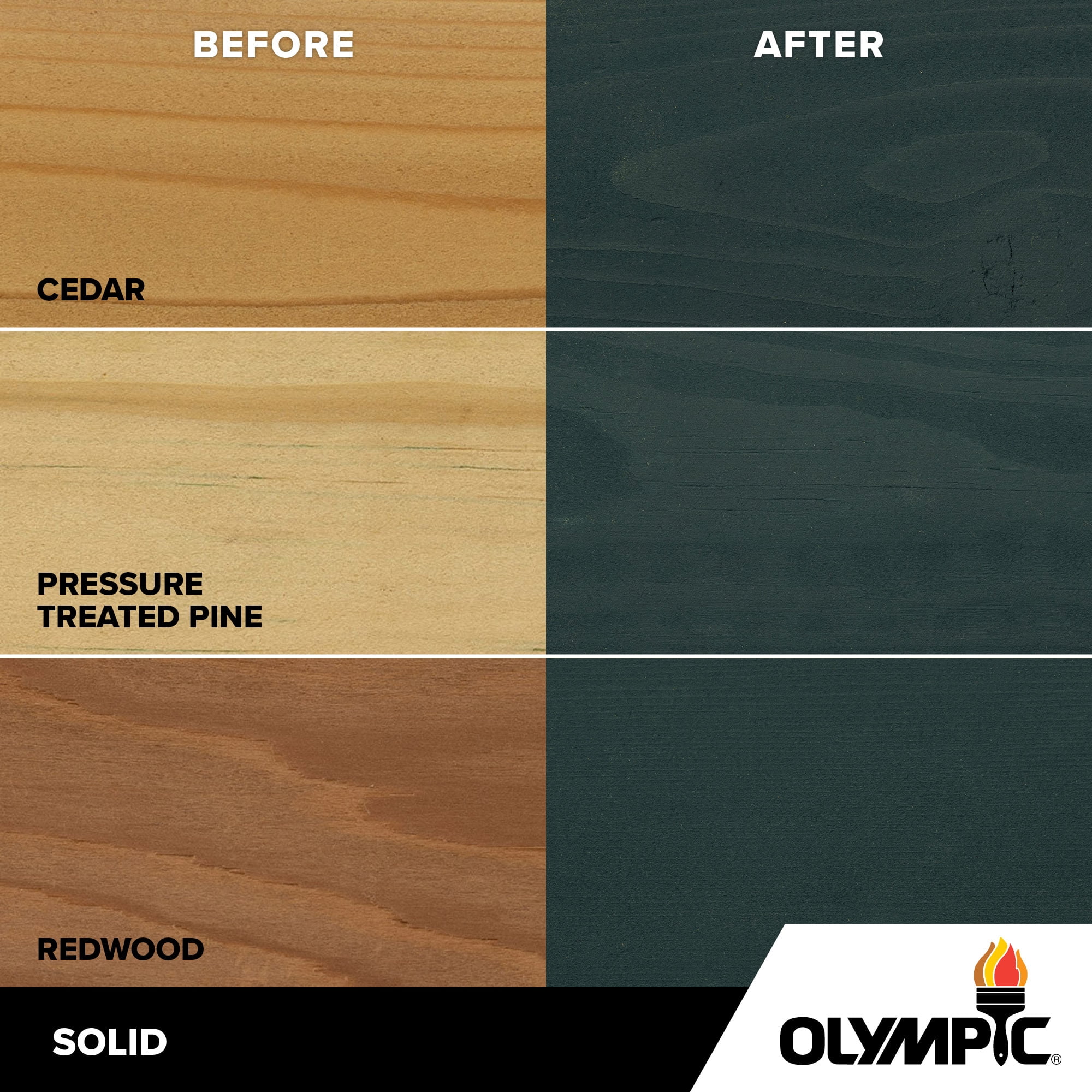 Olympic Maximum 1 Gallon SC-1045 Midnight Blue Solid Color Exterior Stain and Sealer in One