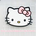 thumbnail image 1 of 1PCS MINISO Pink Hello Kitty Charming Shoe Accessories Cute Cartoon Characters Detachable Shoe Buckles New Sandals Decoration, 1 of 7