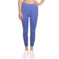 thumbnail image 1 of FP Movement by Free People Womens Ribbed Trim Solid Leggings Blue XS/S, 1 of 11