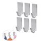 thumbnail image 5 of BRIGHTFUFU 12pcs adhesiva acero inoxidable Toalla toalla ganchos Bastidores ganchos de pared para cocina cuarto de baño, 5 of 7