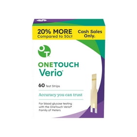 OneTouch Verio&reg; 60ct Test Strips