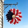 thumbnail image 6 of Patriotic Sunflower Wreath Front Door Red White Blue We The People Sign 4Th Of July Independence Day Memorial Day Wall Hanging Decor Garland, 6 of 8