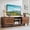 Walnut 62.2inch, variant on Hanyu 62.2” Wave TV Stand Mid Century Modern Entertainment Center with Storage & Open Shelves, Media Console for TVs up to 75 Inches Living Room Bedroom (Walnut 62.2inch)