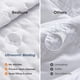 thumbnail image 5 of Juego de edredón Bedsure Queen Size con 2 fundas de almohada, color blanco, 5 of 9