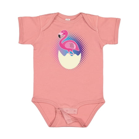

Inktastic Easter for Girls Flamingo Egg Hatching Gift Baby Girl Bodysuit