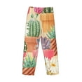 thumbnail image 5 of Balery Men'S Succulent And Cactus Pants,Sleepwear Pants,Pajama Pants,Pj Bottoms Drawstring And Pockets-Xx-Large, 5 of 9