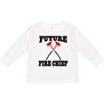 thumbnail image 3 of Inktastic Future Fire Chief Firefighter Boys or Girls Long Sleeve Toddler T-Shirt, 3 of 5