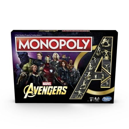 Monopoly: Marvel Avengers Edition Board Game for Ages 8 and (Best Christmas Board Games)