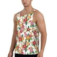 thumbnail image 2 of Haiem Pineapple Flower Men Workout Tank Top Gym Bodybuilding Sleeveless Muscle T Shirts Athletic Tank Breathable Workout Shirt-X-Large, 2 of 9