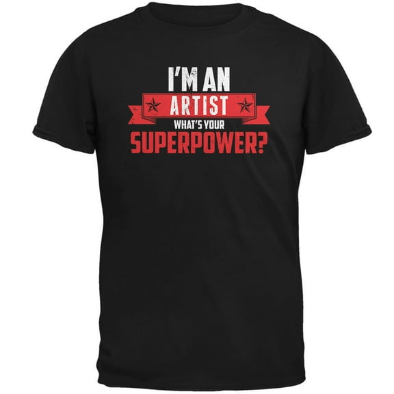 Old Glory Mens I'm An Artist What's Your Superpower Short Sleeve Graphic T Shirt