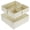 Beige, variant on Woven Storage Baskets Aqua Set of 4 Closet Shelf Dresser Organizer