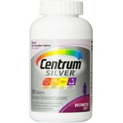 Centrum Silver Women 50+ Multivitamin/Multimineral Supplement Tablets, 200 ea (Pack of 2)