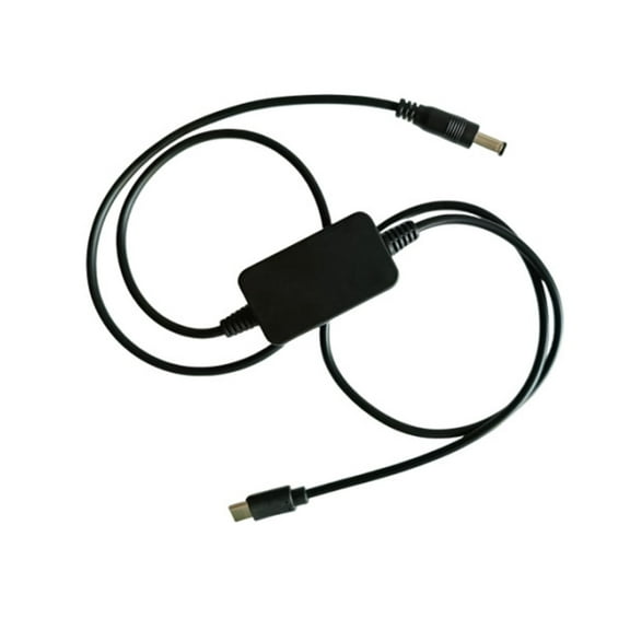 Type C 5V to 5.5mmx2.1mm 24V Converter Step Up Converter Power Connector Cable for Camera Desk Lamp Speaker Headset