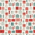 thumbnail image 2 of Marshall, Laura 26x26 White Modern Wood Framed Museum Art Print Titled - Christmas Village Pattern III, 2 of 4