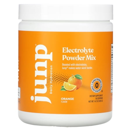 Electrolyte Powder Mix  Orange  14.2 oz (405 g)  JUNP Hydration