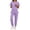 Purple, variant on Kezqiaxn Scrubs for Women Set V-Neck Short Sleeve Tops and Pants Matching Sets Nursing Uniform Workwear Summer Outfits