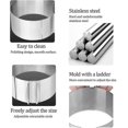 thumbnail image 4 of Cake Mold , 20to40cm Adjustable Stainless Steel Cake Ring,, Cake Collar Cake Mousse Mould, 4 of 5