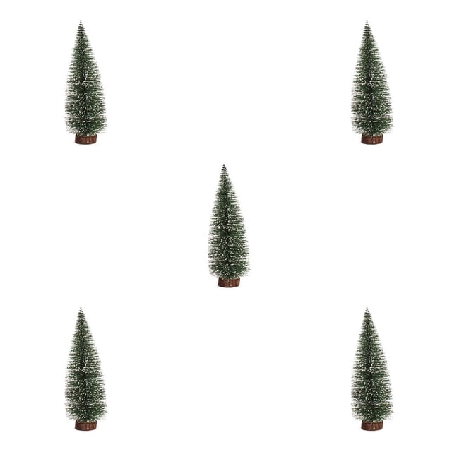 Naiovety 2021 Mini árbol de Navidad de pino decoraciones de artificiales Festival árboles en miniatura de plástico decoraciones de Año Nuevo Type2 NO2