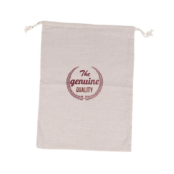 Bolsas de pan, bolsas de almacenamiento de alimentos, multiusos, reutilizables, resistentes, lavables, con cordón 1 rojo horizontal