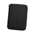 thumbnail image 2 of KLKCMS Zippered Notebook Meeting Folder 6Ring Binder Notebook for Travel Writers Black, 2 of 9