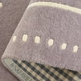 thumbnail image 6 of SAFAVIEH Bella Danita Plain Dotted Bordered Wool Area Rug, Silver/Ivory, 8' x 10', 6 of 12