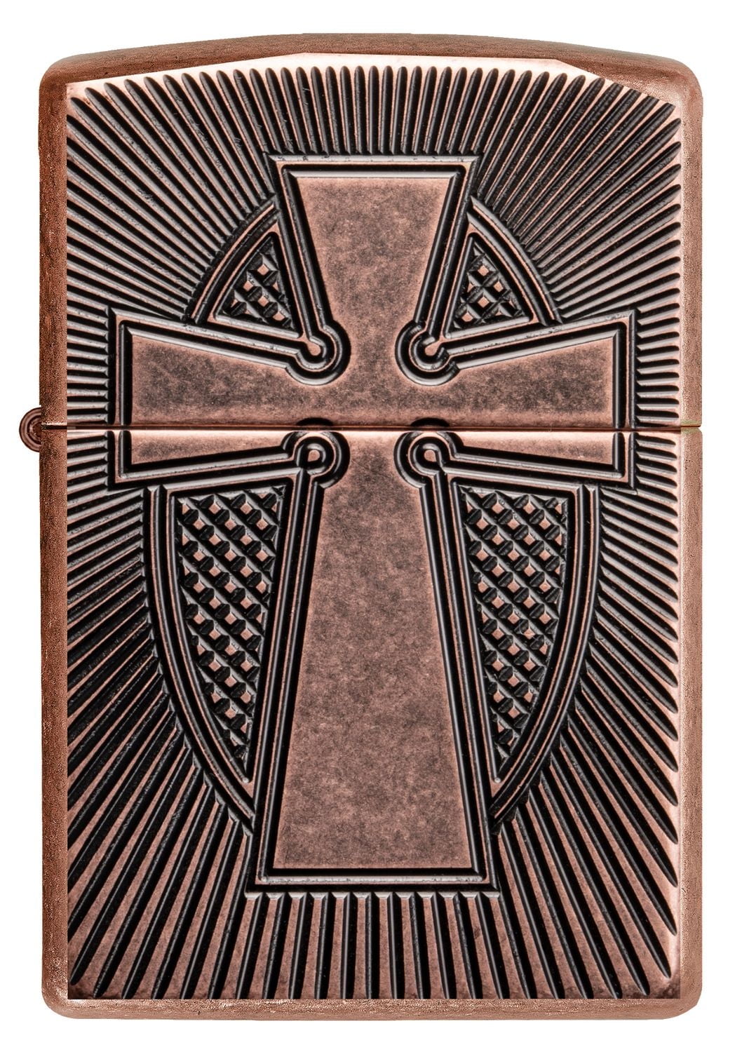 Zippo Armor® Deep Carve Cross Design