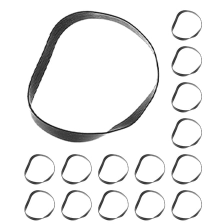 LOLIPPYY 50Pcs Thick Rubber Bands Heavy Duty Black Rubber Bands for Office and Outdoor Use