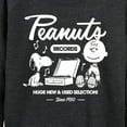 thumbnail image 3 of Peanuts - Charlie Brown Records - Women's Lightweight French Terry Long Sleeve Shirt, 3 of 6