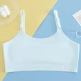thumbnail image 2 of TOWED22 Girls Padded Training Bras - Crop Cami Bras for Girls with Removable Padding(Green,10-12 Y), 2 of 5