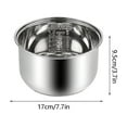 thumbnail image 2 of Stainless Steel Functional Rice Cooker Replacement Inner Pot, Round Rice Cooker Replacement Pot, Inner Cooking Bowl Rice Maker Cooker Pots for Home Kitchen (1.6L(6.7x3.7Inch)), 2 of 6