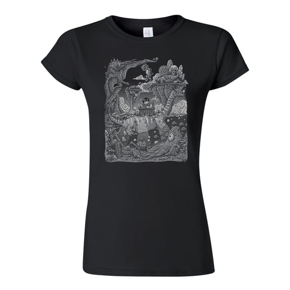 Junior Beauty Of Imagination Drawing Animals Salih Gonenli Artworks Funny DT T-Shirt Tee