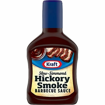 Kraft Hickory Smoke Slow-Simmered BBQ Sauce and Dip 17.5 oz (Pack of 17)