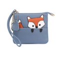 thumbnail image 1 of Ultrathin card holder creative coin holder keychain cute mini zipper genuine leather coin purse for women, 1 of 5