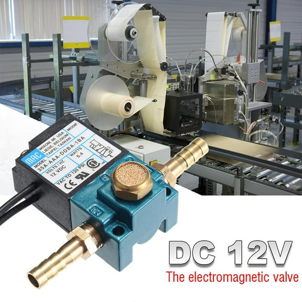 Válvula solenoide de 3 puertos DC 12V 5.4W con válvula solenoide de control de refuerzo de conector Likrtyny Para estrenar