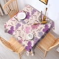 thumbnail image 2 of Pioneer Flower Floral Print Pattern Square Tablecloth,Waterproof Square Table Cover,Wipeable Spillproof Washable Table Cover for Home Kitchen Party Decor 42"X42"(107x107cm), 2 of 6
