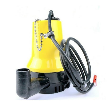 - 12V 1110GPH 1585L/H Submersible Water Pump Clean Clear Dirty Pool Pond Flood